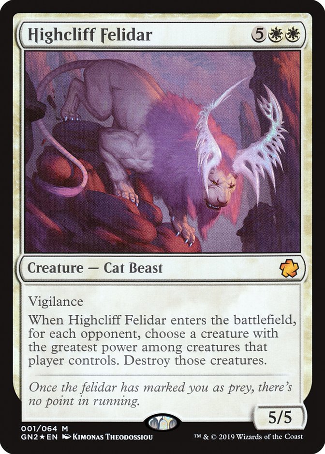 Highcliff Felidar [Game Night 2019] | Galaxy Games LLC