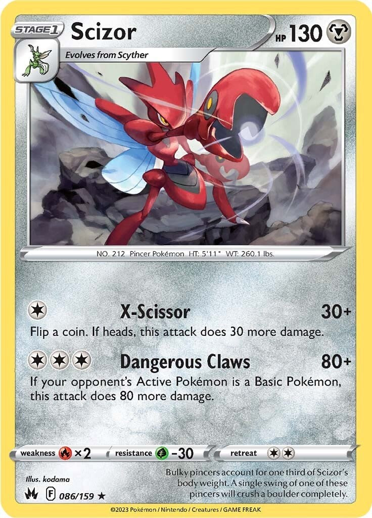 Scizor (086/159) [Sword & Shield: Crown Zenith] | Galaxy Games LLC