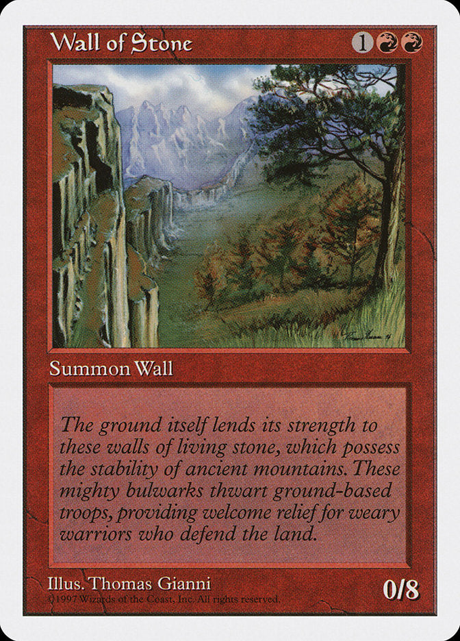 Wall of Stone [Fifth Edition] | Galaxy Games LLC