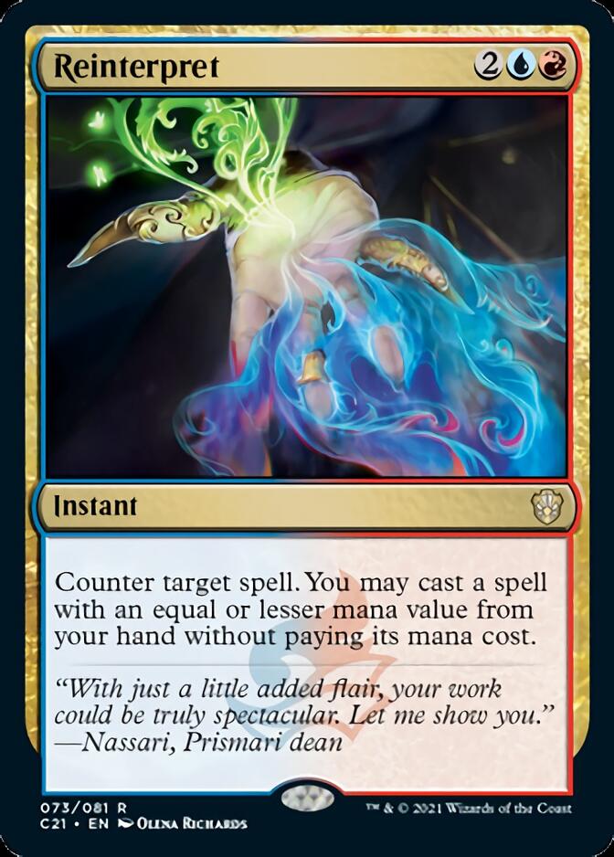 Reinterpret [Commander 2021] | Galaxy Games LLC