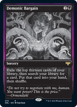 Demonic Bargain [Innistrad: Double Feature] | Galaxy Games LLC