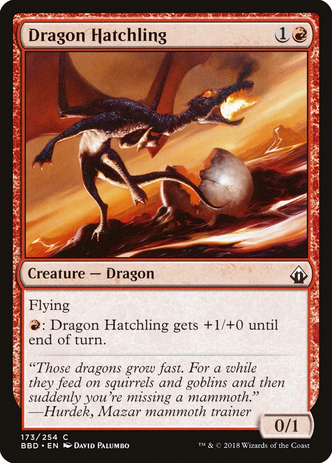 Dragon Hatchling [Battlebond] | Galaxy Games LLC