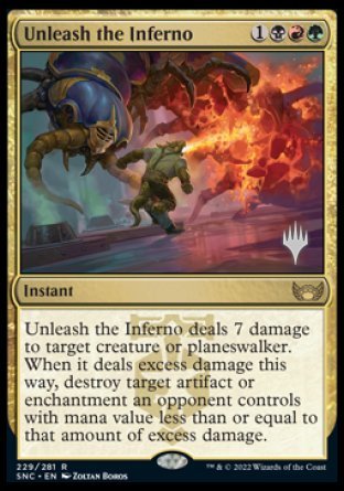 Unleash the Inferno (Promo Pack) [Streets of New Capenna Promos] | Galaxy Games LLC