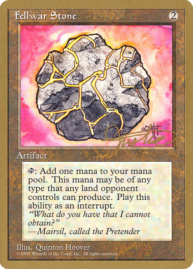 Fellwar Stone (Mark Justice) [Pro Tour Collector Set] | Galaxy Games LLC