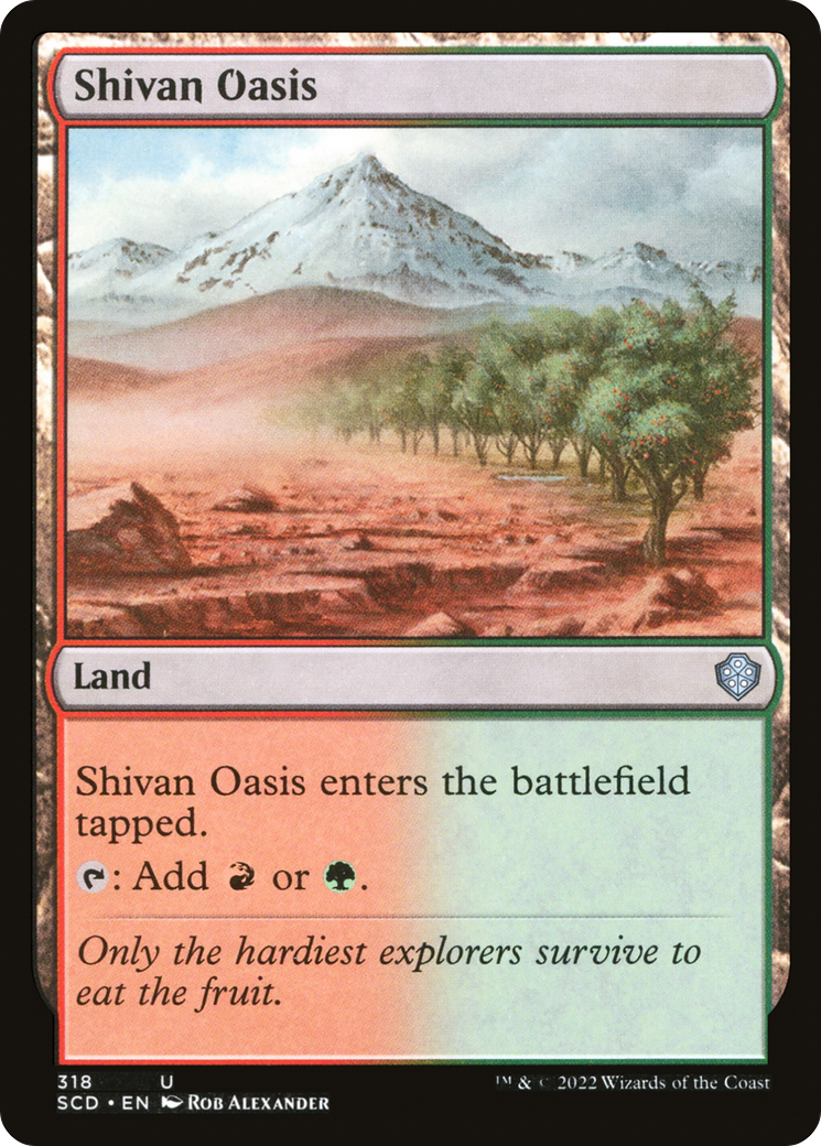 Shivan Oasis [Starter Commander Decks] | Galaxy Games LLC
