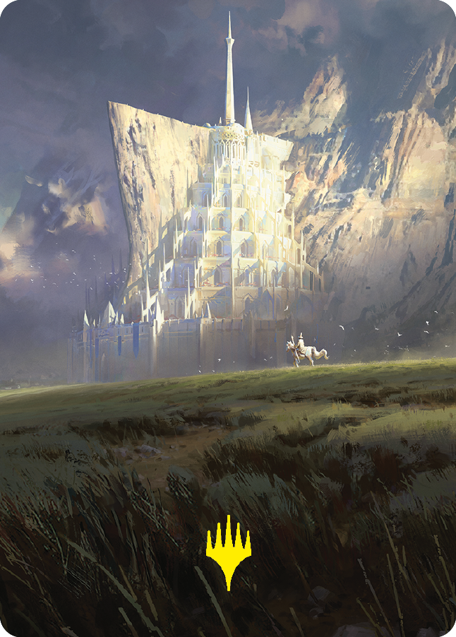 Minas Tirith Art Card (Gold-Stamped Signature) [The Lord of the Rings: Tales of Middle-earth Art Series] | Galaxy Games LLC