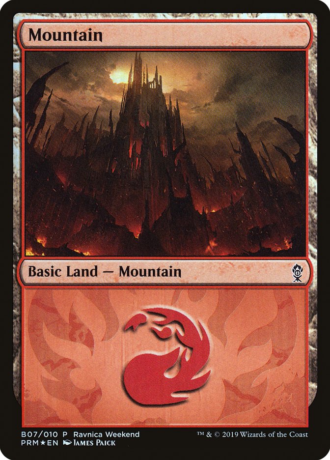 Mountain (B07) [Ravnica Allegiance Guild Kit] | Galaxy Games LLC