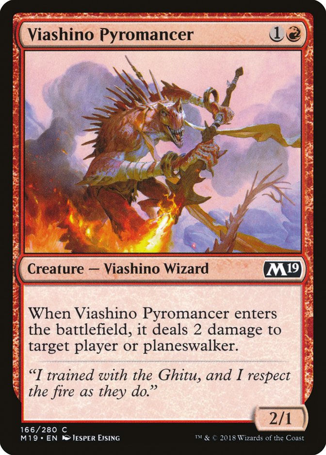 Viashino Pyromancer [Core Set 2019] | Galaxy Games LLC