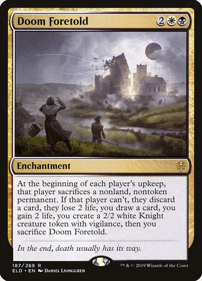 Doom Foretold [Throne of Eldraine] | Galaxy Games LLC