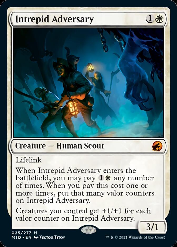 Intrepid Adversary [Innistrad: Midnight Hunt] | Galaxy Games LLC