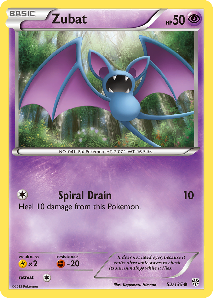 Zubat (52/135) [Black & White: Plasma Storm] | Galaxy Games LLC