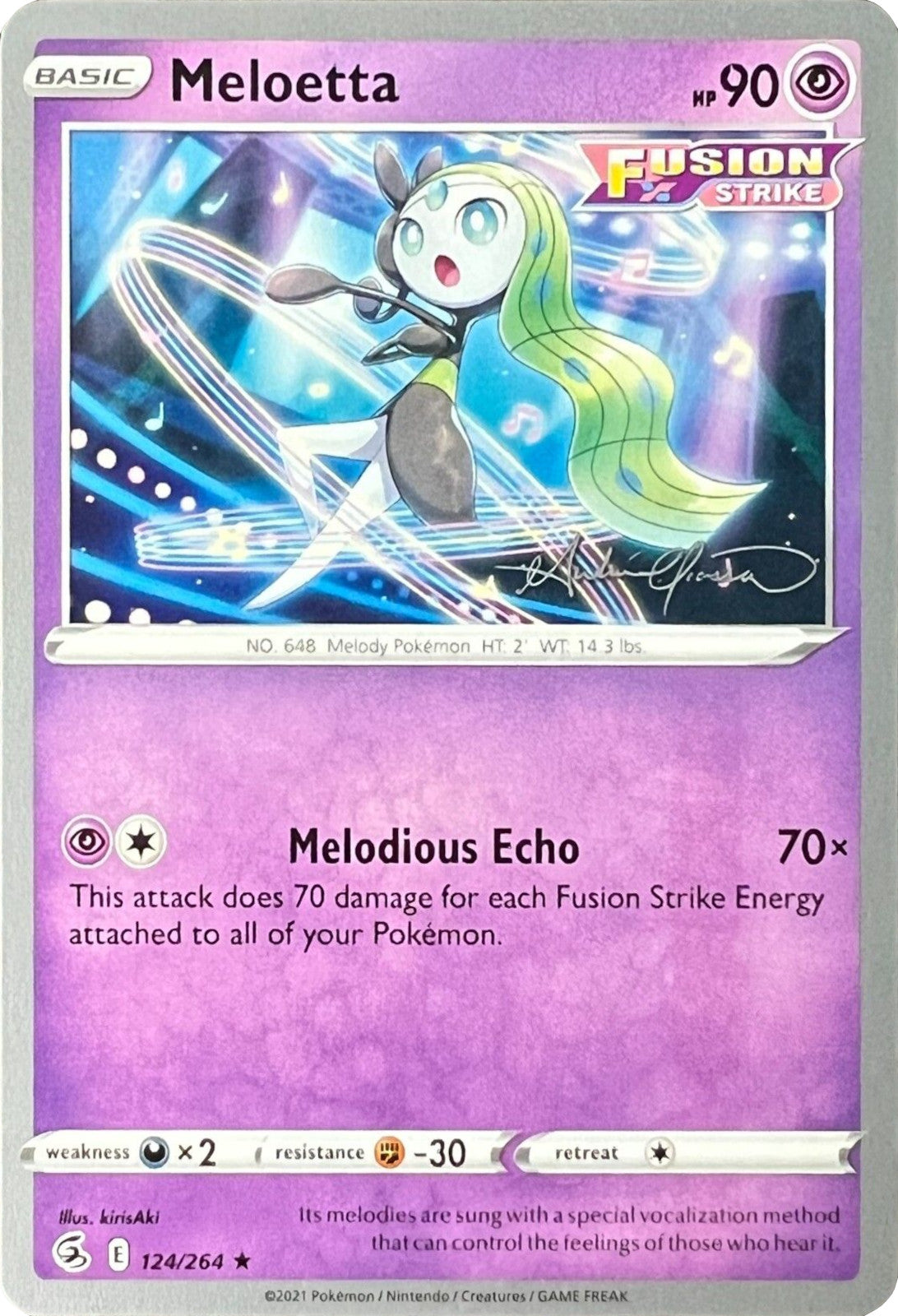 Meloetta (124/264) (The Shape of Mew - Andre Chiasson) [World Championships 2022] | Galaxy Games LLC