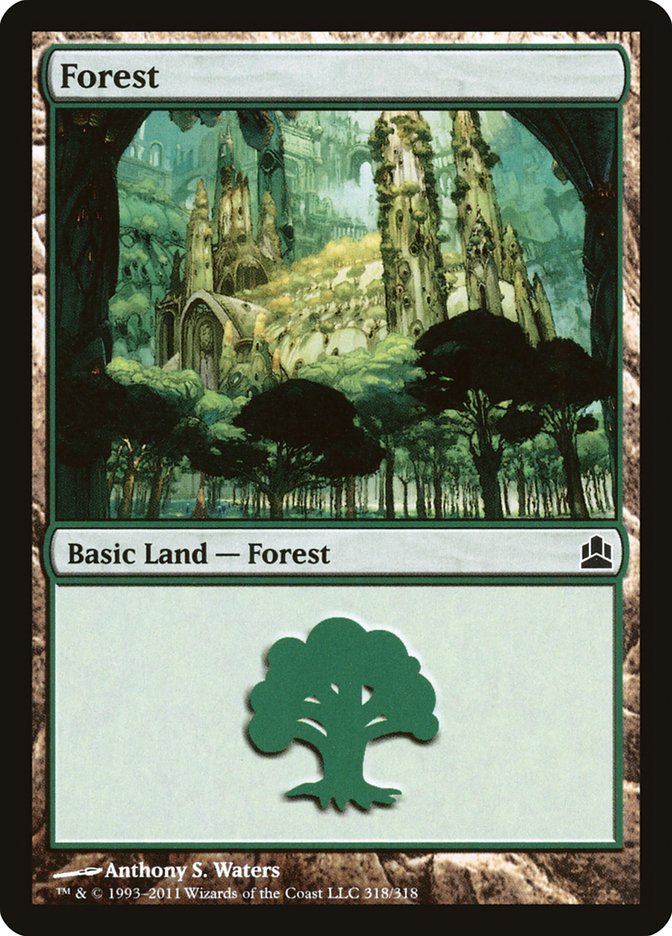 Forest (318) [Commander 2011] | Galaxy Games LLC