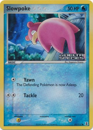 Slowpoke (83/113) (Stamped) [EX: Delta Species] | Galaxy Games LLC