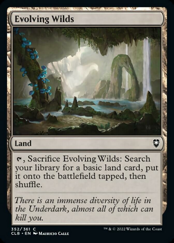 Evolving Wilds [Commander Legends: Battle for Baldur's Gate] | Galaxy Games LLC