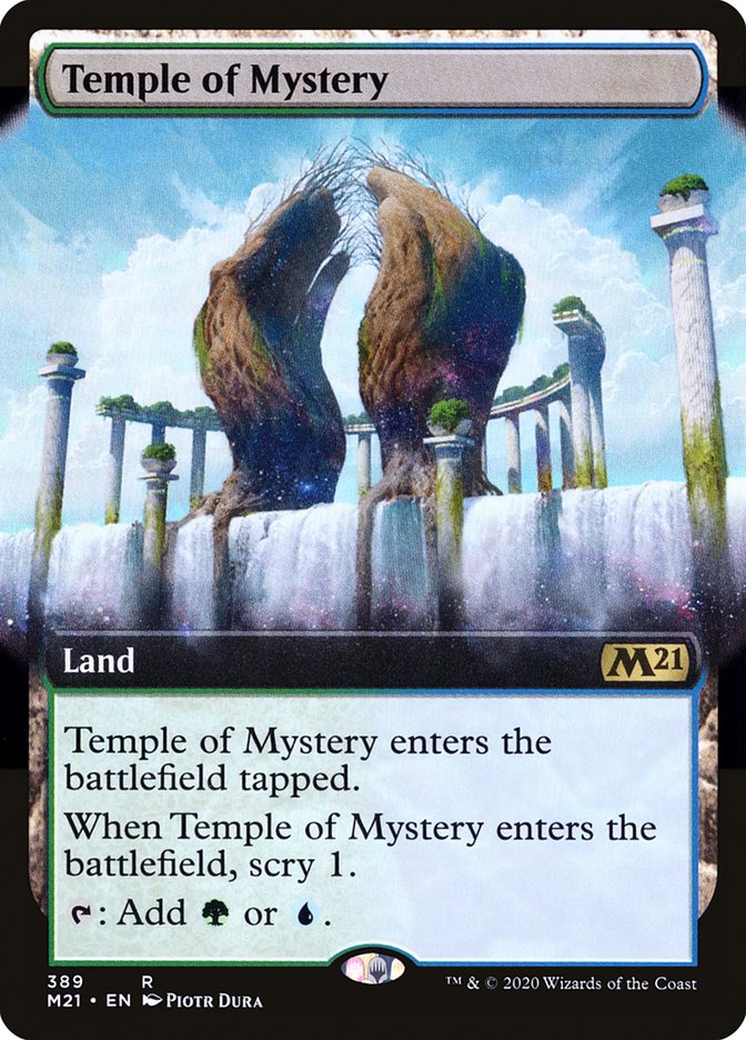 Temple of Mystery (Extended Art) [Core Set 2021] | Galaxy Games LLC