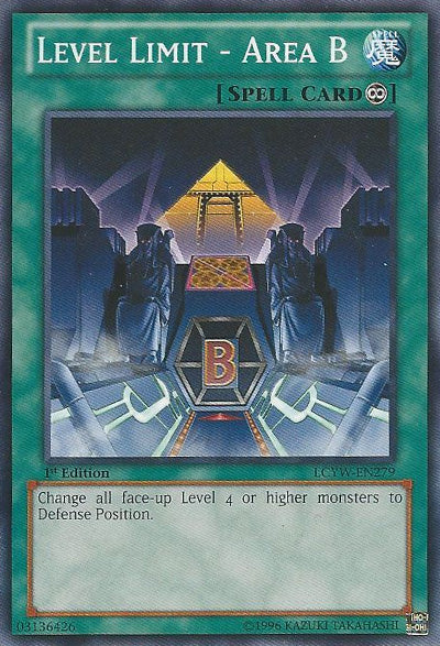 Level Limit - Area B [LCYW-EN279] Common | Galaxy Games LLC
