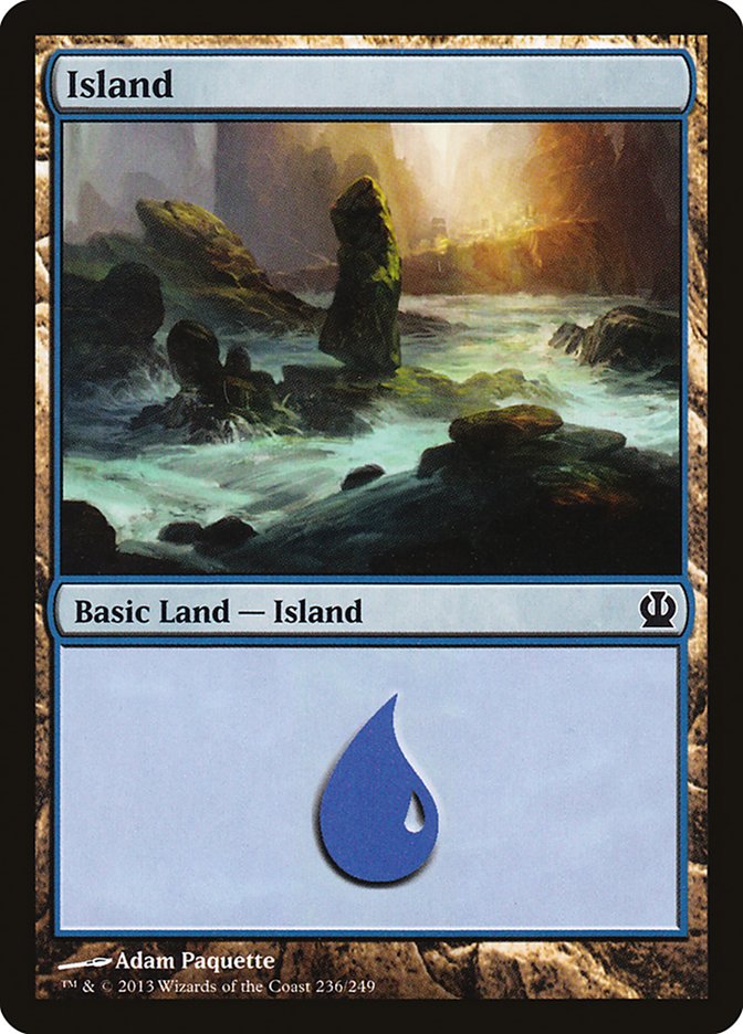 Island (236) [Theros] | Galaxy Games LLC