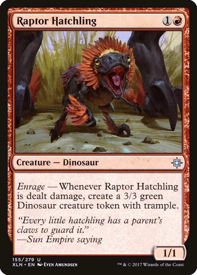 Raptor Hatchling [Ixalan] | Galaxy Games LLC