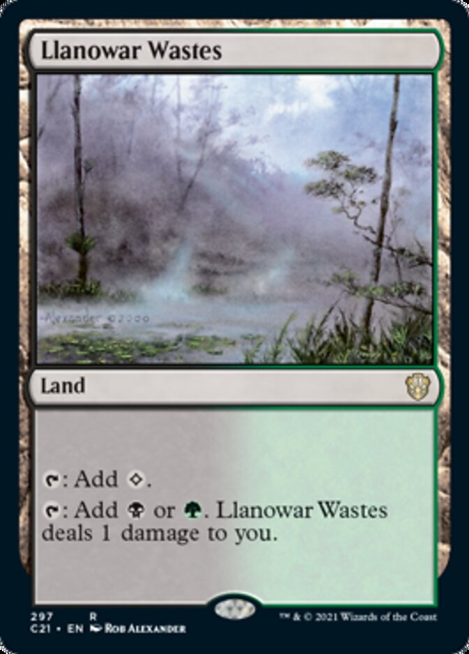 Llanowar Wastes [Commander 2021] | Galaxy Games LLC