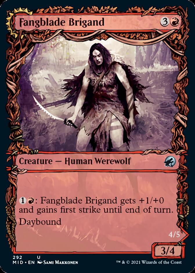 Fangblade Brigand // Fangblade Eviscerator (Showcase Equinox) [Innistrad: Midnight Hunt] | Galaxy Games LLC