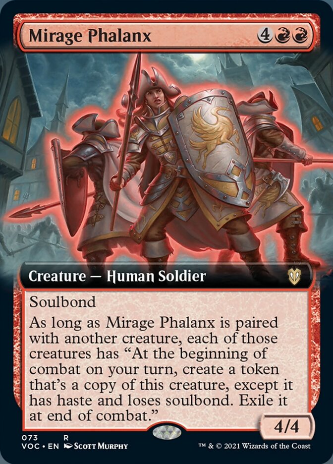 Mirage Phalanx (Extended Art) [Innistrad: Crimson Vow Commander] | Galaxy Games LLC