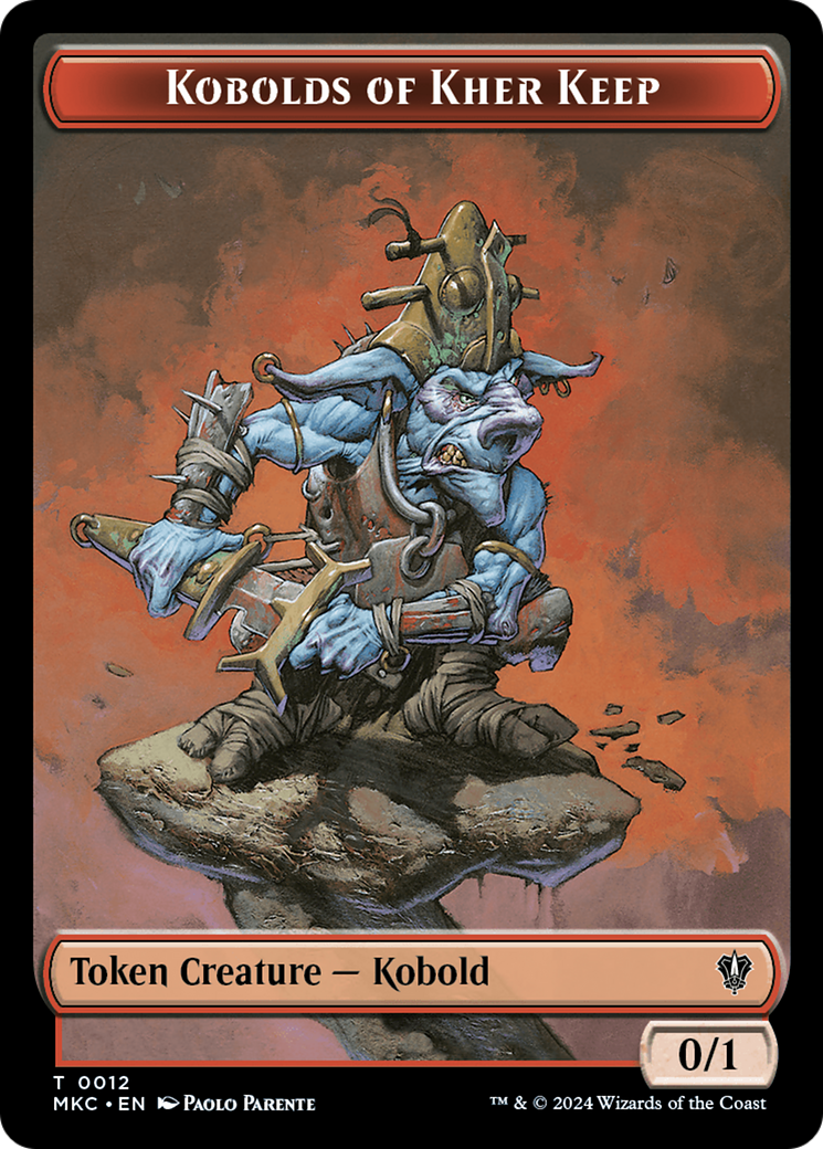 Soldier // Kobolds of Kher Keep Double-Sided Token [Murders at Karlov Manor Commander Tokens] | Galaxy Games LLC