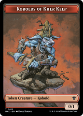 Gold // Kobolds of Kher Keep Double-Sided Token [Murders at Karlov Manor Commander Tokens] | Galaxy Games LLC