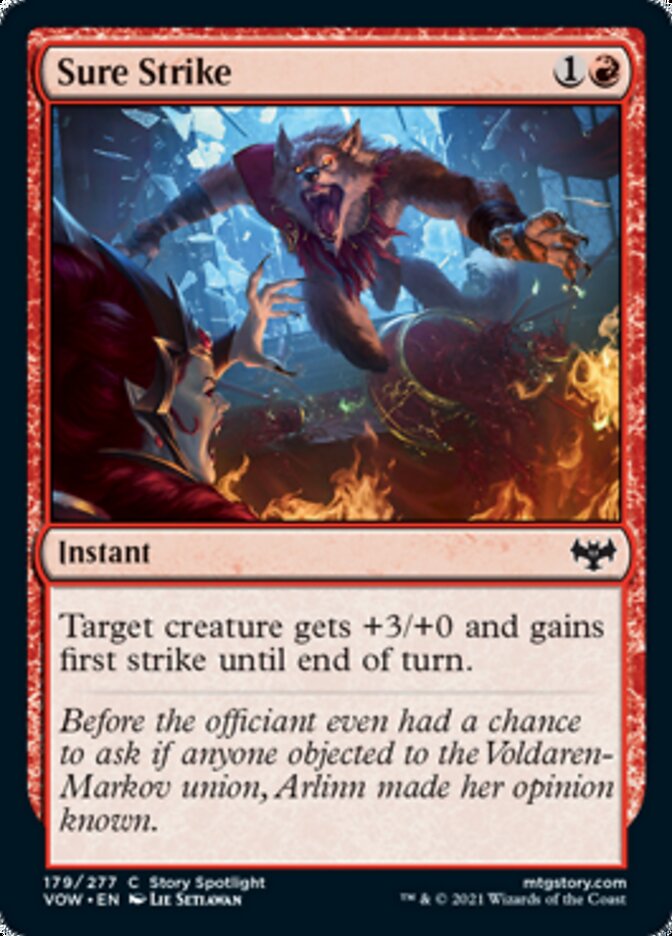 Sure Strike [Innistrad: Crimson Vow] | Galaxy Games LLC