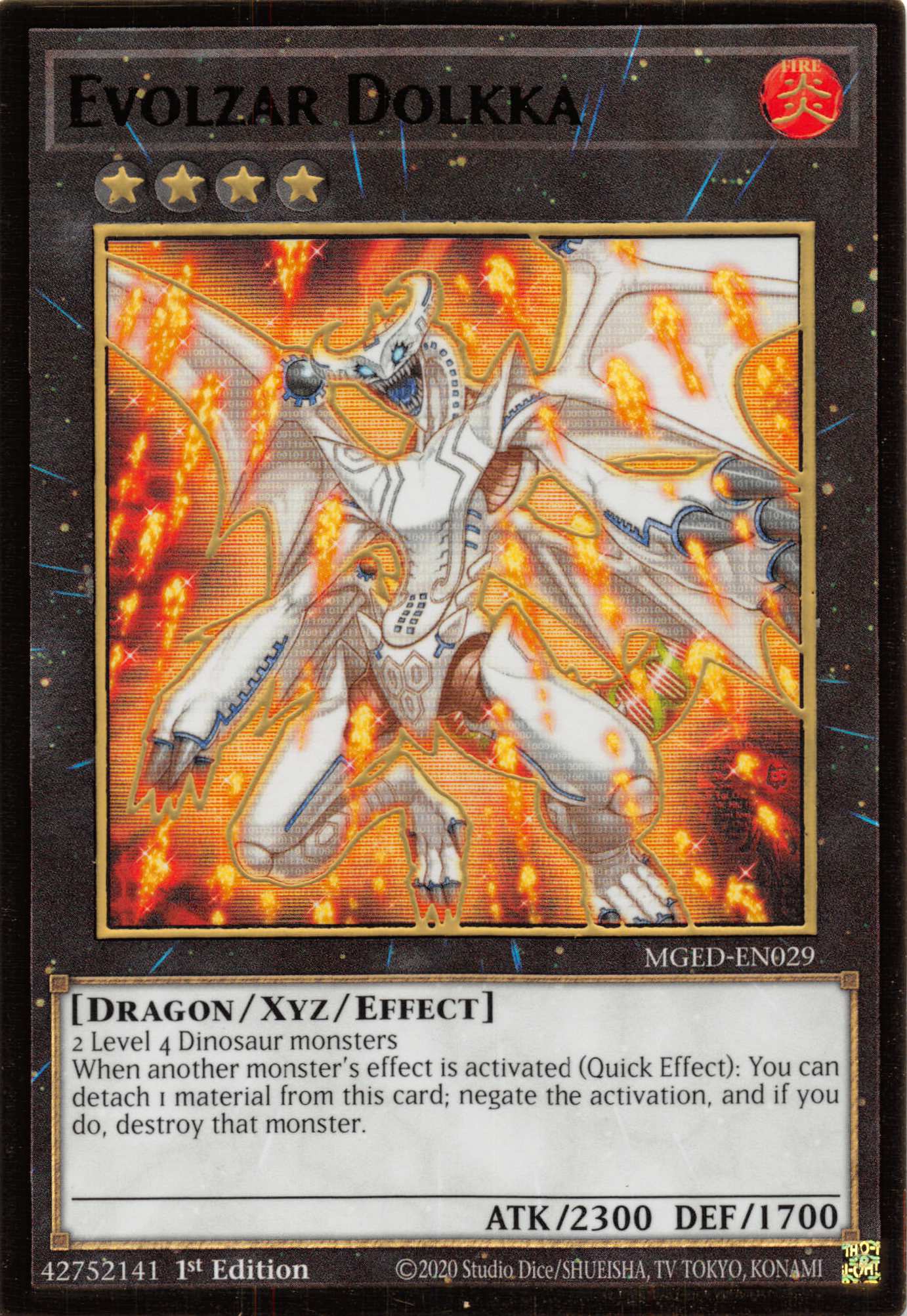 Evolzar Dolkka [MGED-EN029] Gold Rare | Galaxy Games LLC