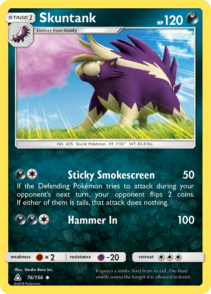 Skuntank (76/156) [Sun & Moon: Ultra Prism] | Galaxy Games LLC