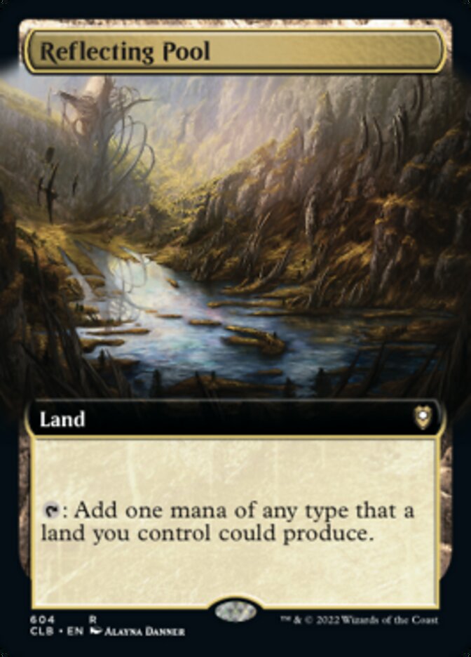Reflecting Pool (Extended Art) [Commander Legends: Battle for Baldur's Gate] | Galaxy Games LLC