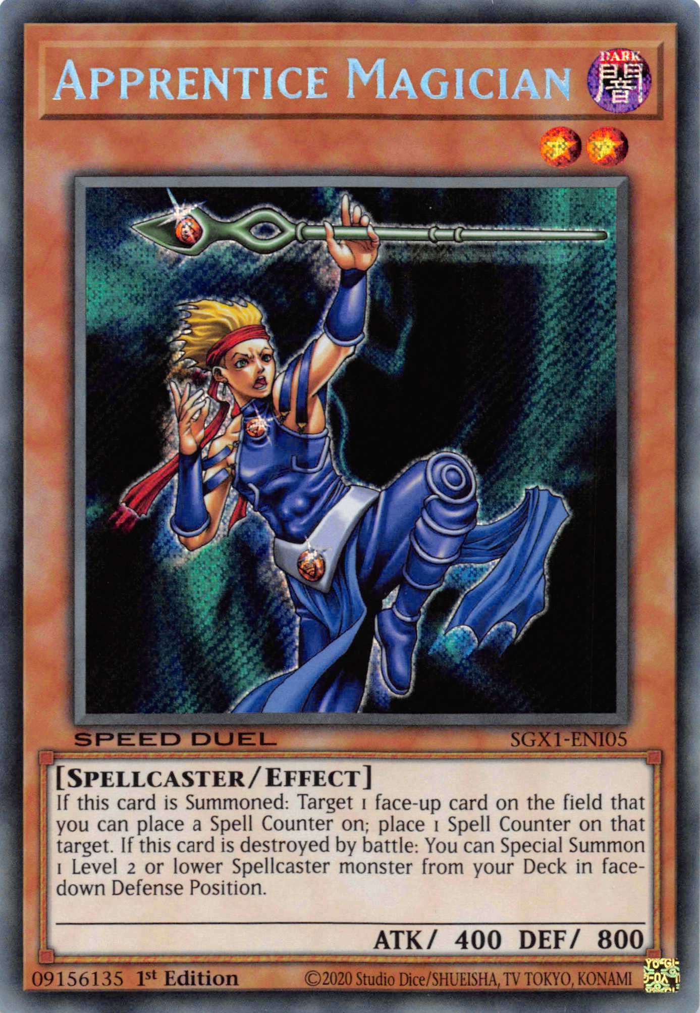 Apprentice Magician [SGX1-ENI05] Secret Rare | Galaxy Games LLC