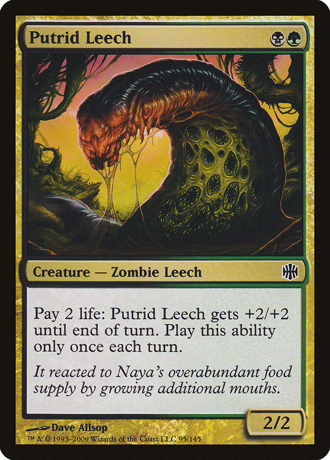 Putrid Leech [Alara Reborn] | Galaxy Games LLC