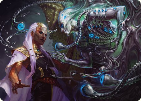 Mirage Mockery Art Card [Phyrexia: All Will Be One Art Series] | Galaxy Games LLC