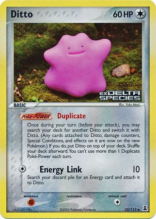 Ditto (35/113) (Stamped) [EX: Delta Species] | Galaxy Games LLC