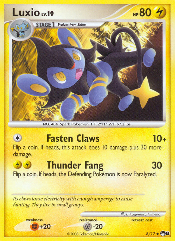 Luxio (8/17) [POP Series 8] | Galaxy Games LLC