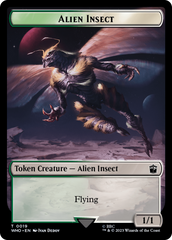 Mutant // Alien Insect Double-Sided Token [Doctor Who Tokens] | Galaxy Games LLC