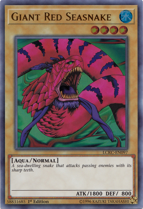 Giant Red Seasnake [LCKC-EN097] Ultra Rare | Galaxy Games LLC