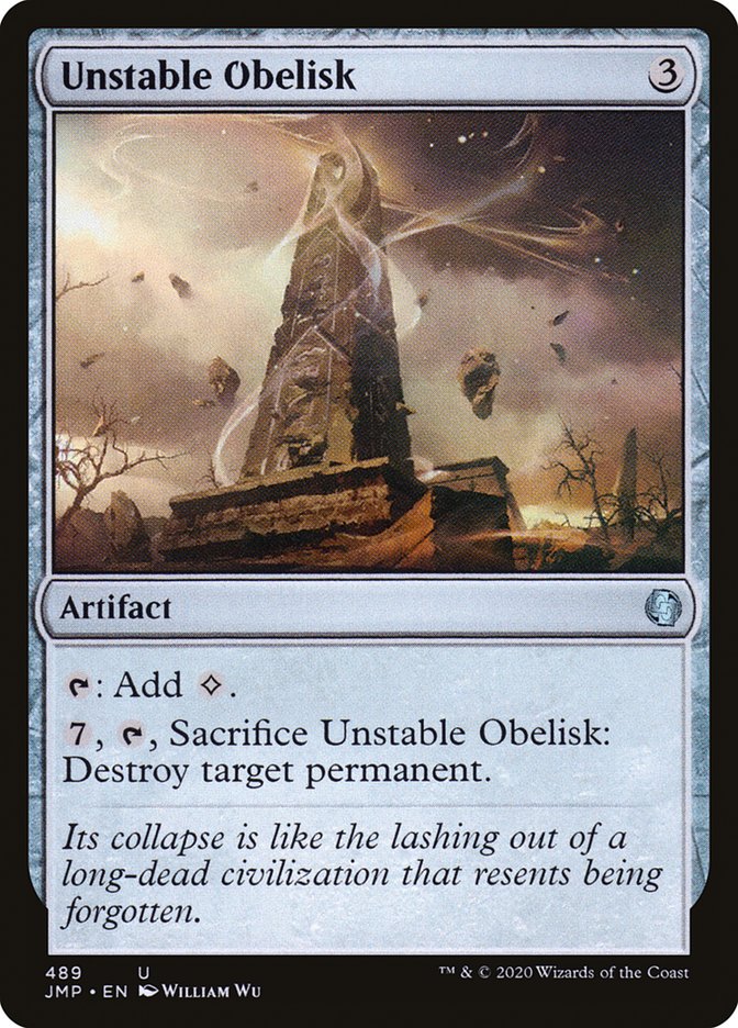 Unstable Obelisk [Jumpstart] | Galaxy Games LLC