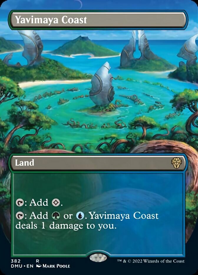 Yavimaya Coast (Borderless Alternate Art) [Dominaria United] | Galaxy Games LLC