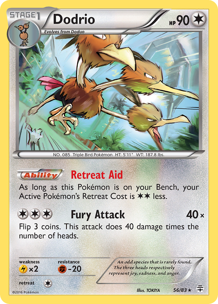 Dodrio (56/83) [XY: Generations] | Galaxy Games LLC