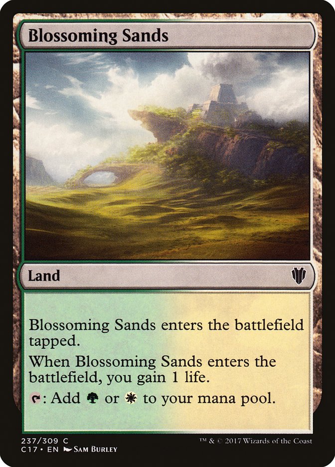 Blossoming Sands [Commander 2017] | Galaxy Games LLC