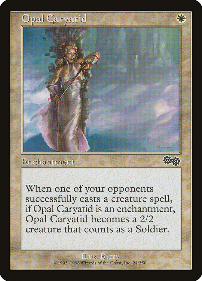 Opal Caryatid [Urza's Saga] | Galaxy Games LLC