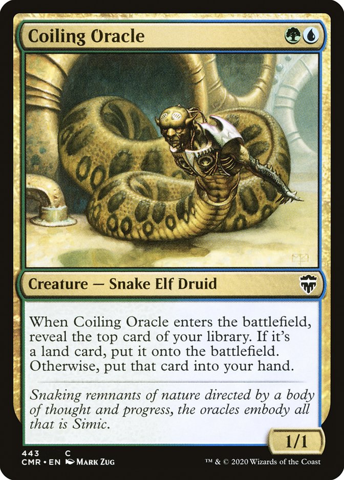Coiling Oracle [Commander Legends] | Galaxy Games LLC