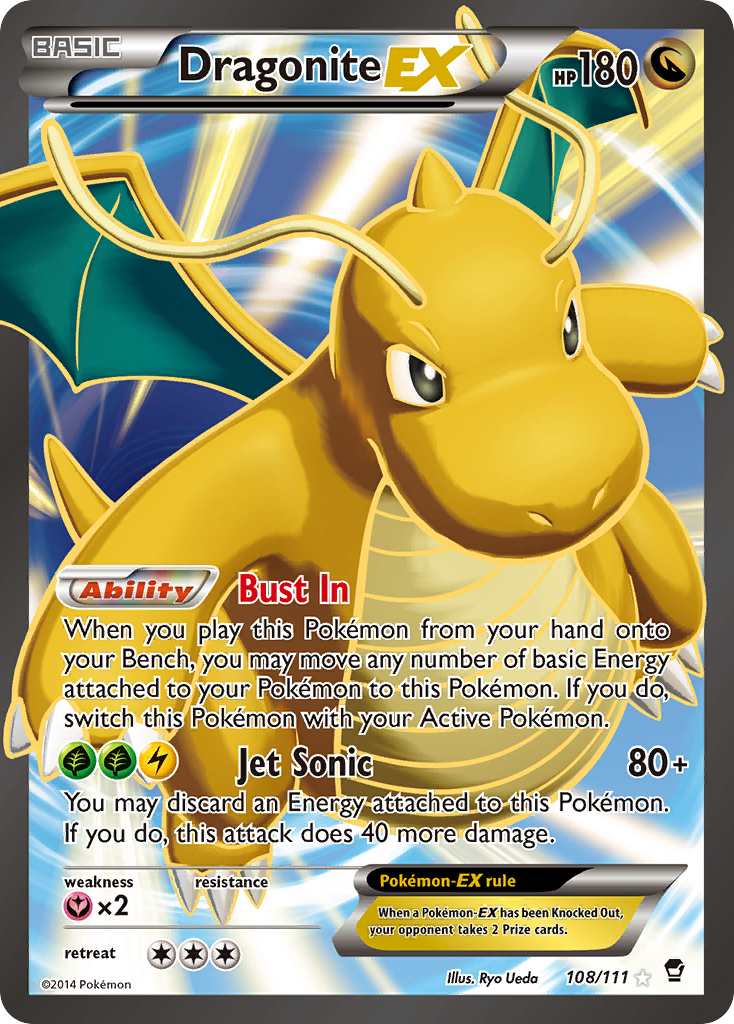 Dragonite EX (108/111) [XY: Furious Fists] | Galaxy Games LLC