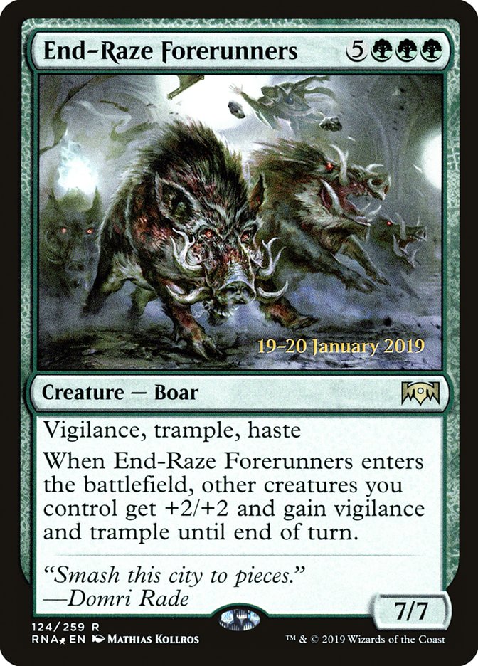 End-Raze Forerunners [Ravnica Allegiance Prerelease Promos] | Galaxy Games LLC