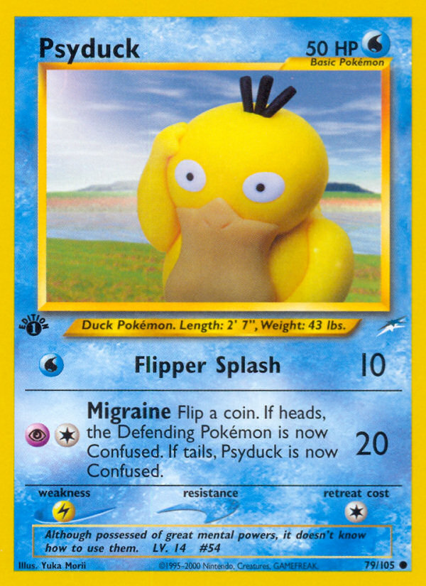 Psyduck (79/105) [Neo Destiny 1st Edition] | Galaxy Games LLC