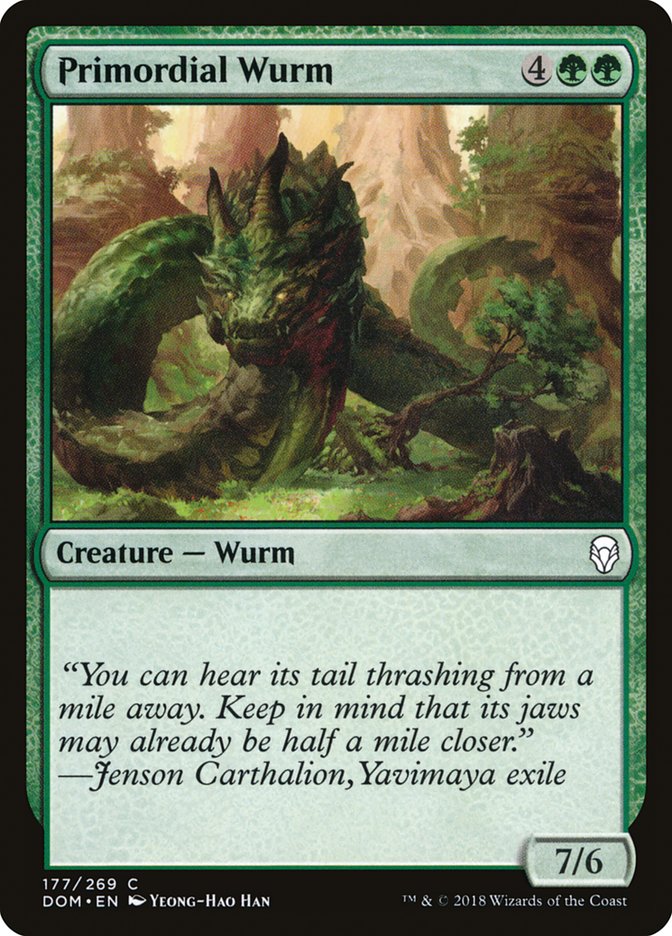 Primordial Wurm [Dominaria] | Galaxy Games LLC