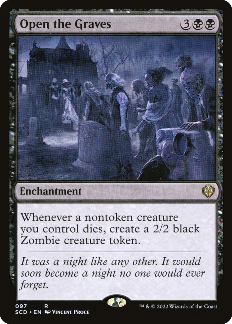 Open the Graves [Starter Commander Decks] | Galaxy Games LLC